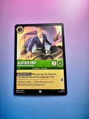 alistair krei [big hero 6] - 87/204 (common) — lorcana: azurite sea